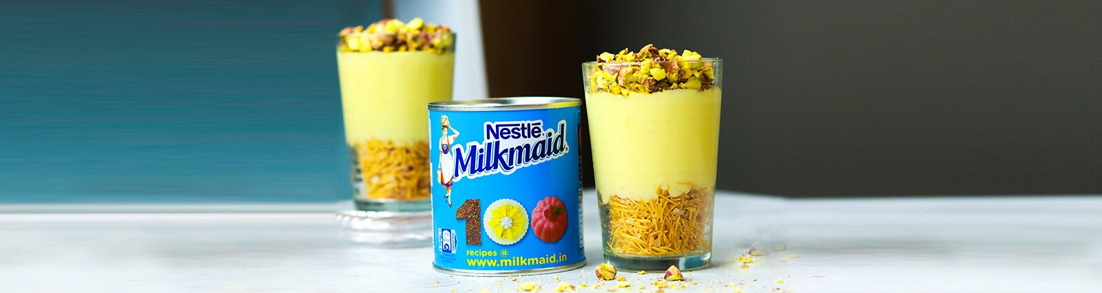 Vermicelli Custard Shots