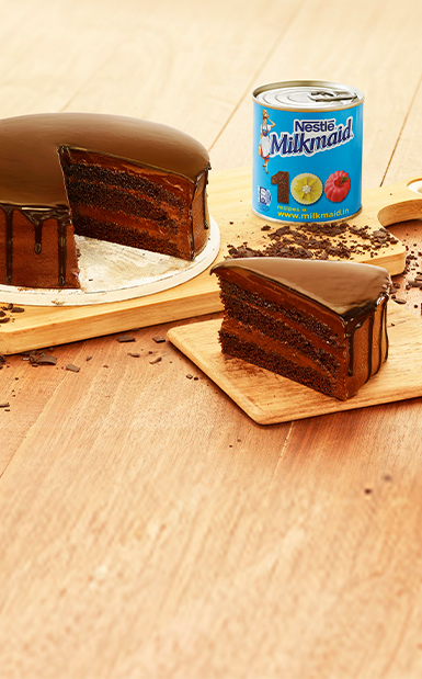 Chocolate cake recipe with milkmaid