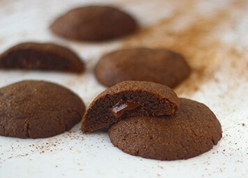 Eggless American Fudge Cookies