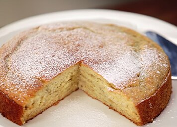 Eggless Banana Cake Recipe