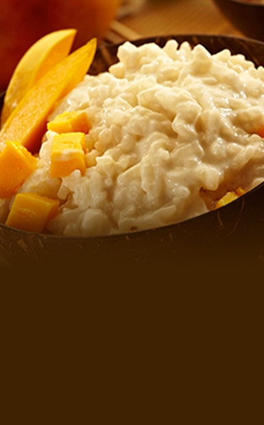 coconut, rice & mango sweet recipe