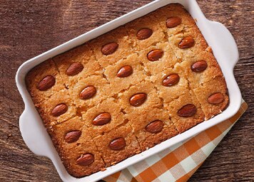 Basbousa With Almonds Recipe