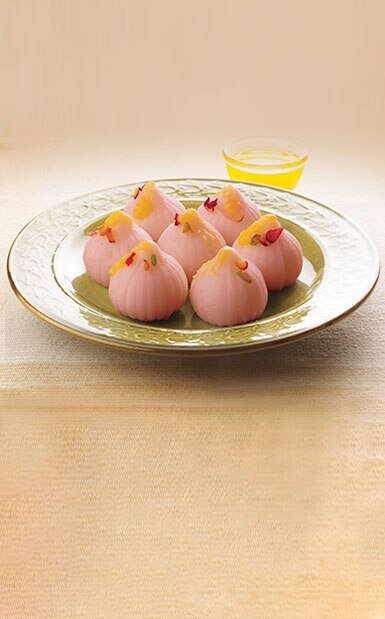 Coconut Rose Modak