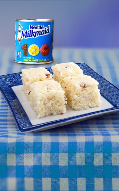 Kalakand recipe with milkmaid