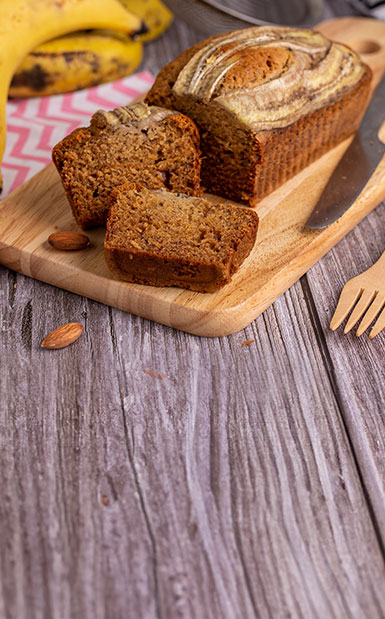 Eggless Banana Cake Recipe (3 Step Recipe)