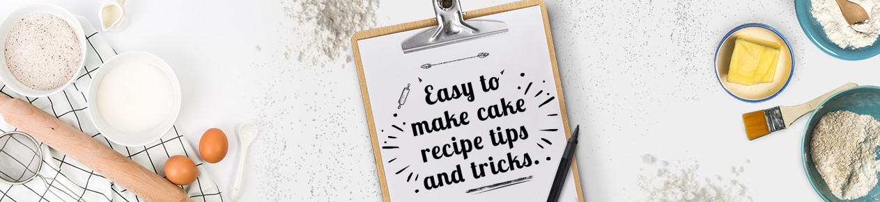 Make a simple cake at home with these easy tips