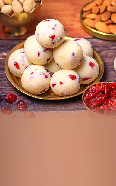 Cranberry Malai Laddu