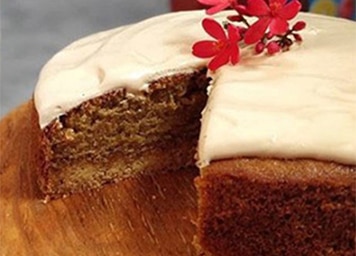 Wheat Flour Apple Cake 
